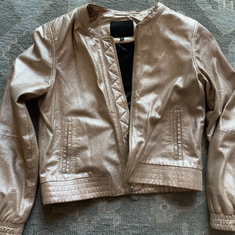 Gold Sanctuary Bomber Jacket, Small - image 3
